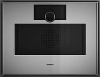 Gaggenau GS470120 — Комбинированный паровой духовой шкаф 60 x 45 см Петли двери справа, нержавеющая сталь за дымчатым стеклом